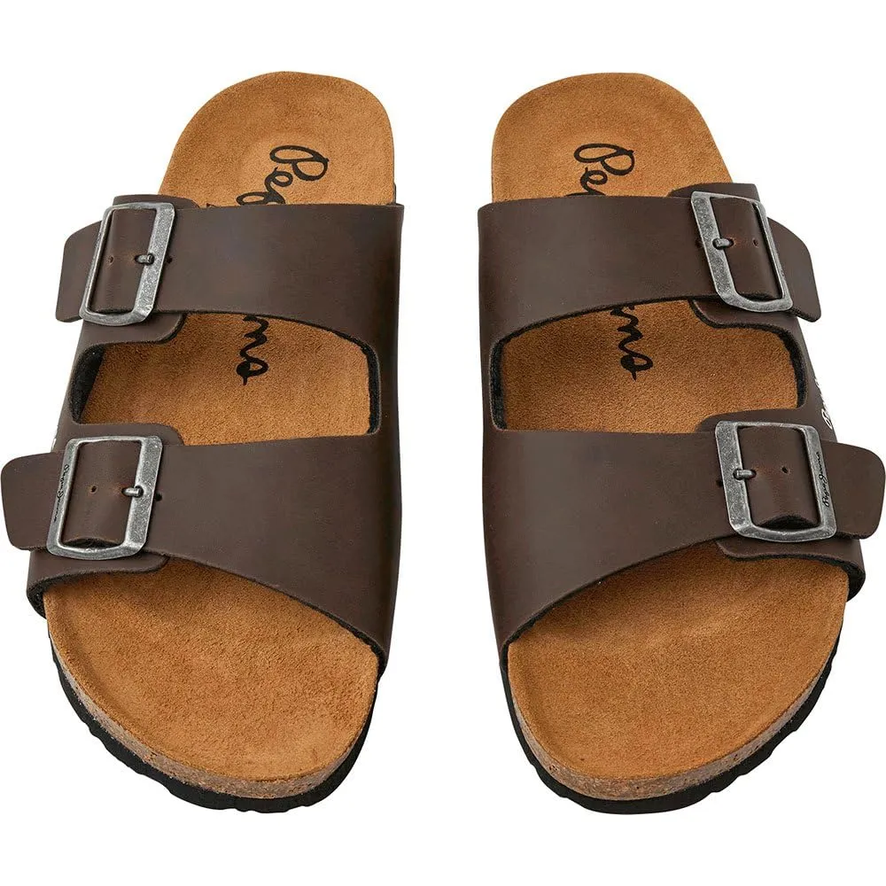 Pepe Jeans Double Kansas sandali uomo marrone sughero