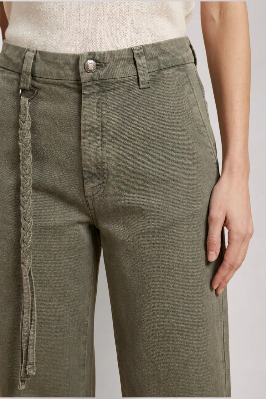 Mason's Valerie Denim Donna Verde Balloon Fit