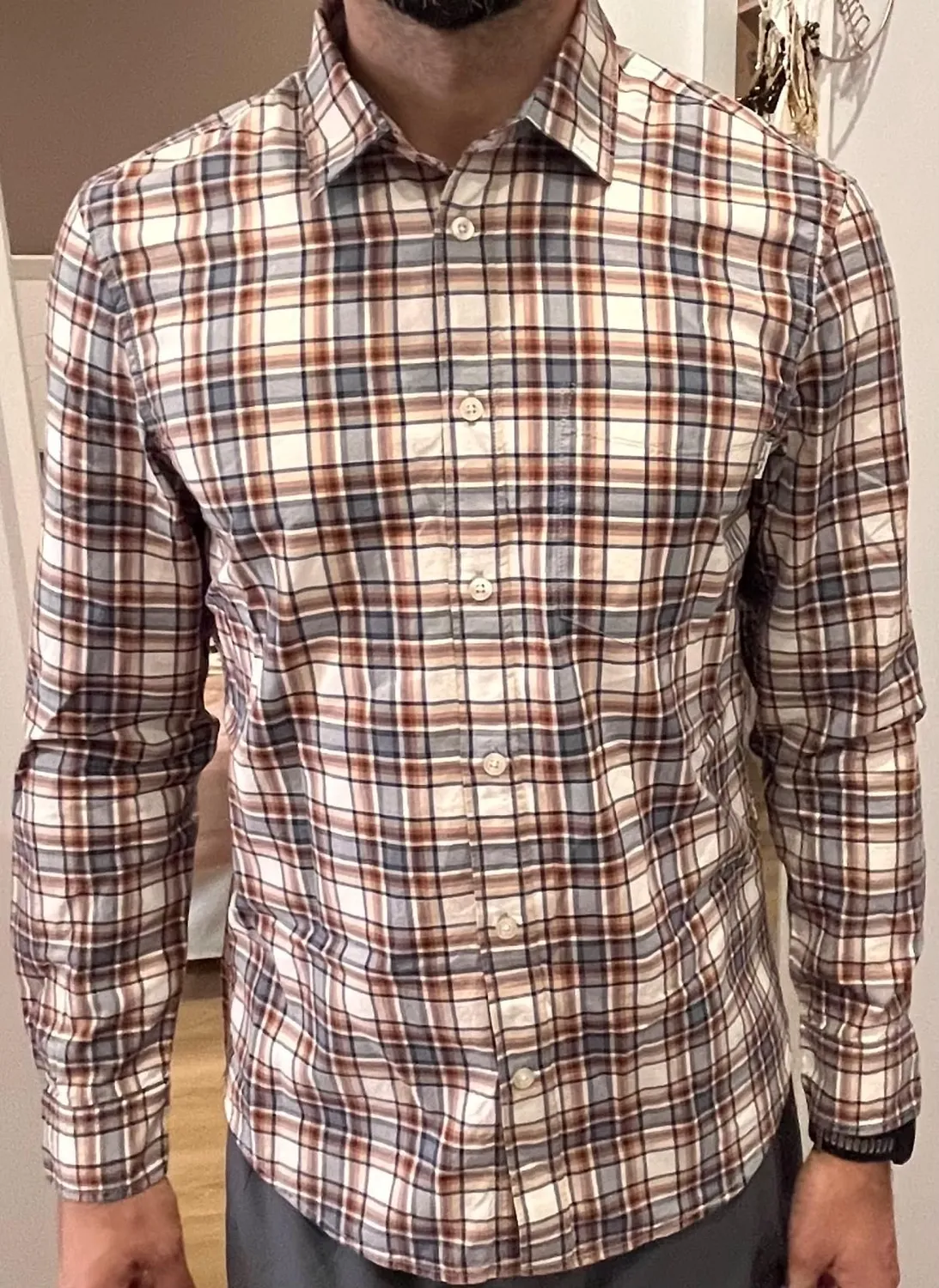 Pepe Jeans Macberth camicia uomo quadri cotone taglia M