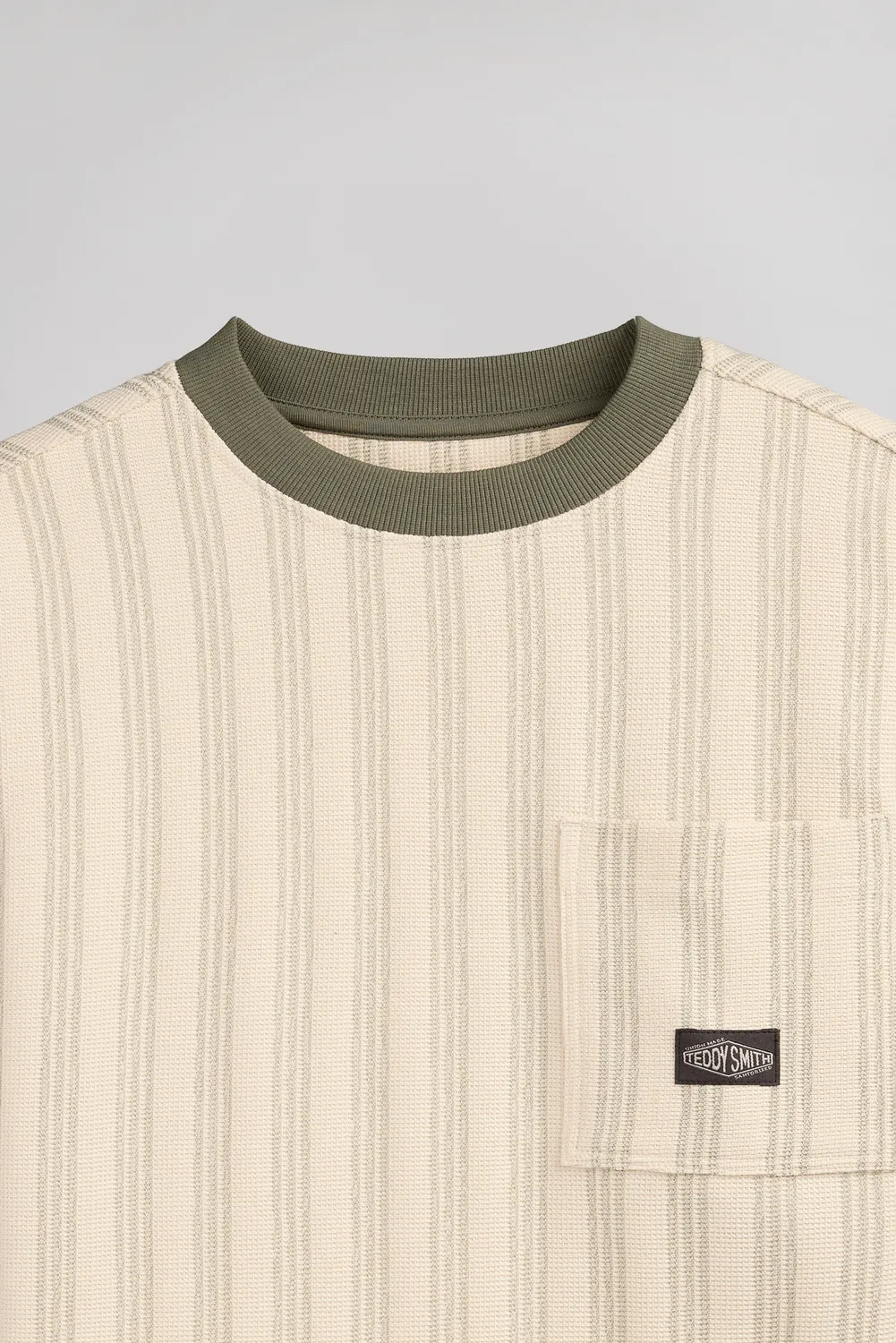 Teddy Smith S-Verso Rc Jr felpa bambino crema