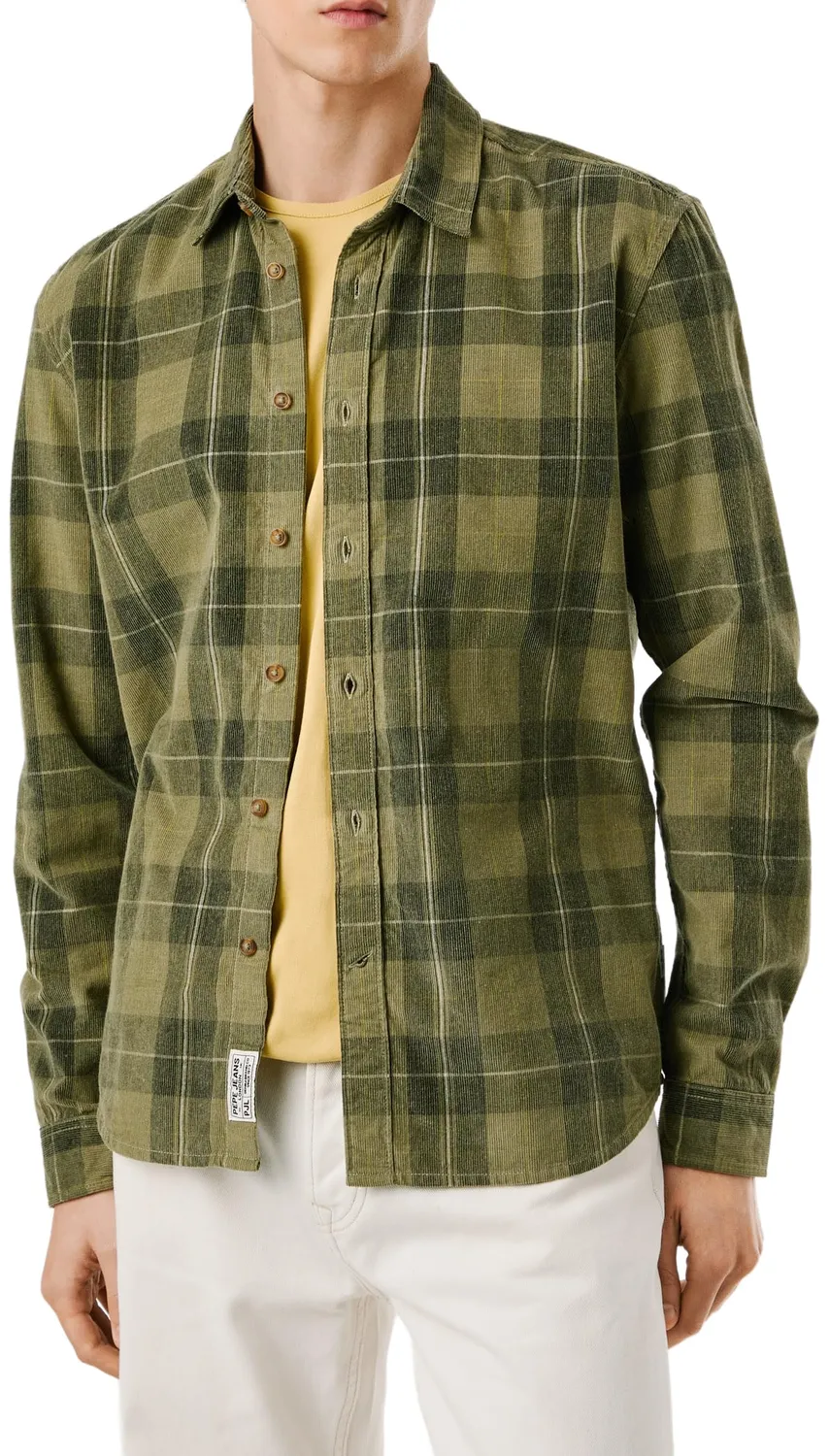 Pepe Jeans Caster Camicia Uomo Manica Lunga Taglia S