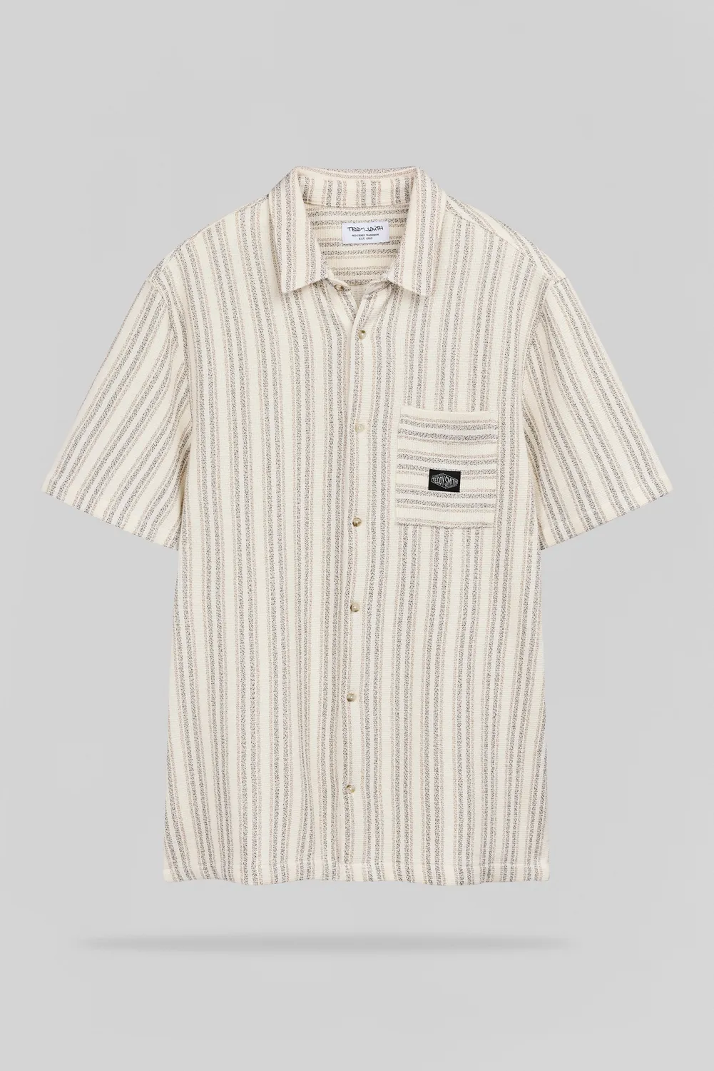 Teddy Smith C-Akuma MC camicia bianca maniche corte