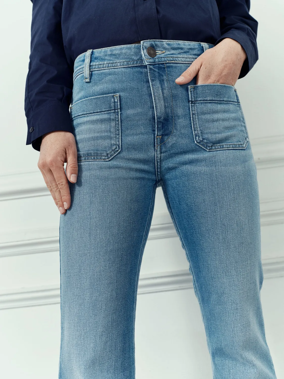 Acquaverde Carlotta jeans cropped light used