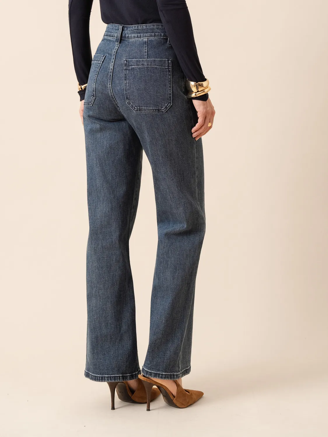 Oraije Felix jeans dritti blu stone denim