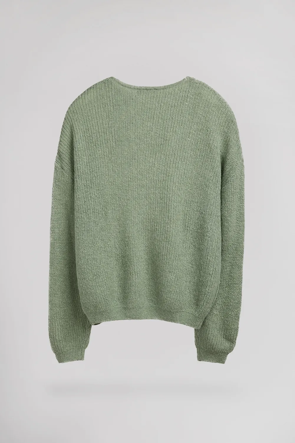 Teddy Smith P-Mag Jr maglione bambina verde scollo V