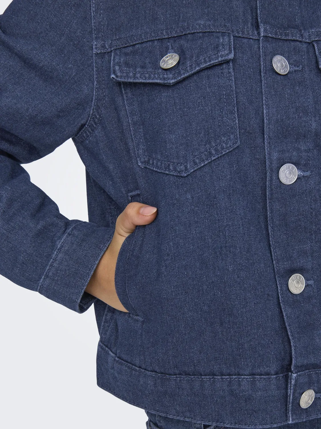 ONLY Onlrillo giacca jeans M blu scuro donna