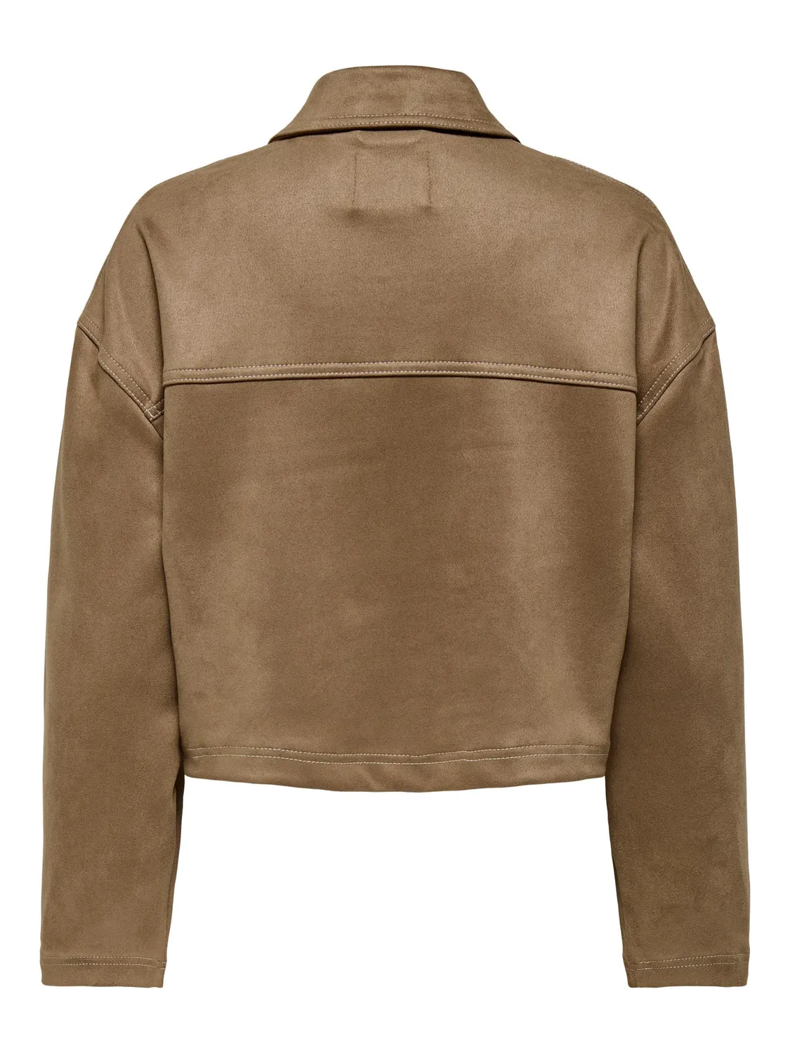 Only Onlstina Giacca Donna M Camoscio Crema