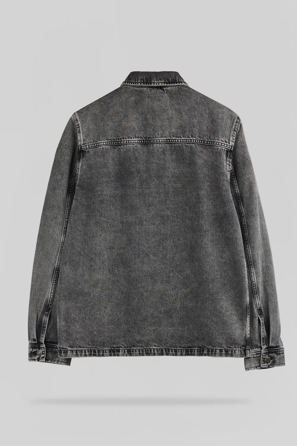 Teddy Smith V-Regent giacca denim uomo grey vintage
