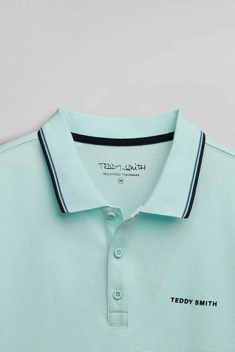 Teddy Smith Pasian 2 MC polo cotone bleach menthol uomo