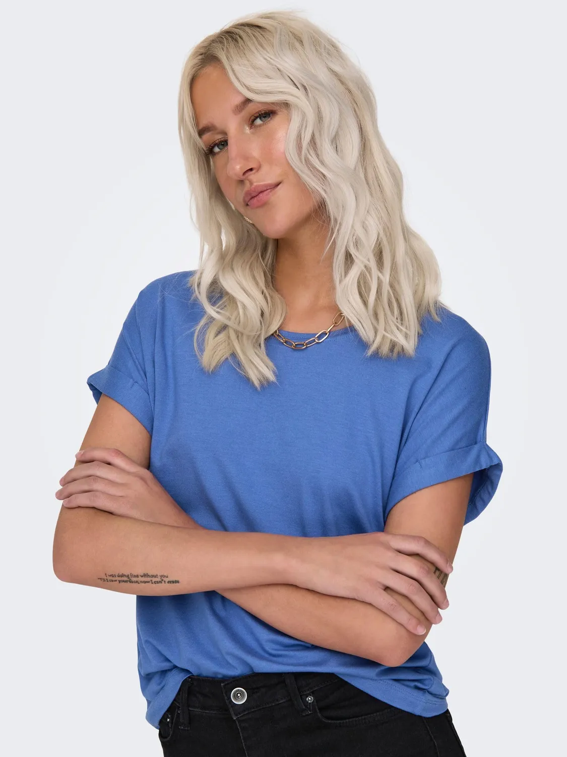 ONLY Onlmoster Top canotta donna scollatura tonda