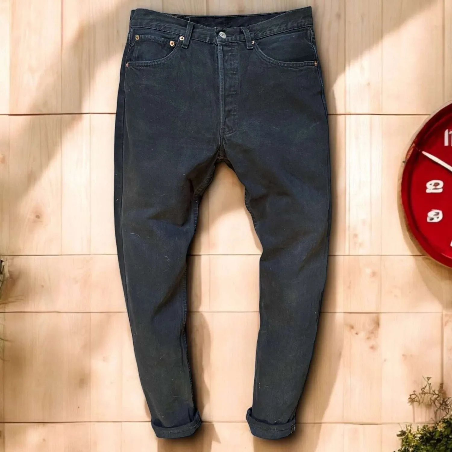 Levi's Vintage Black Basic jeans sartoriali neri