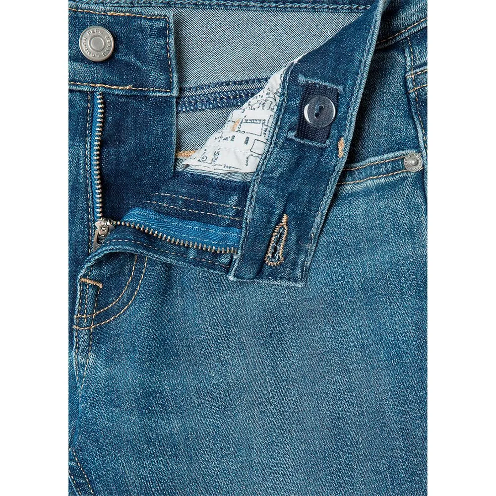 Pepe Jeans Asher Jeans Taper Bambino 10 Anni Blu