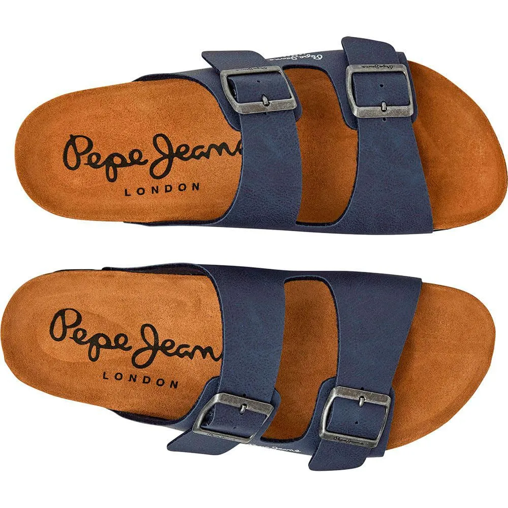 Pepe Jeans Chicago sandali uomo 40 blu sughero