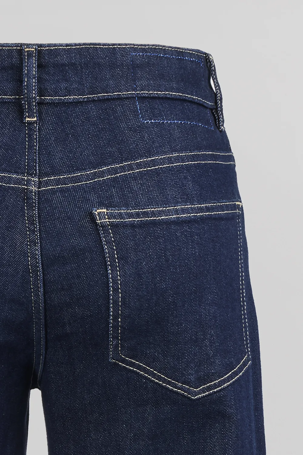 Teddy Smith Icon Boyfriend Jeans Donna Dark Blue Denim Brut