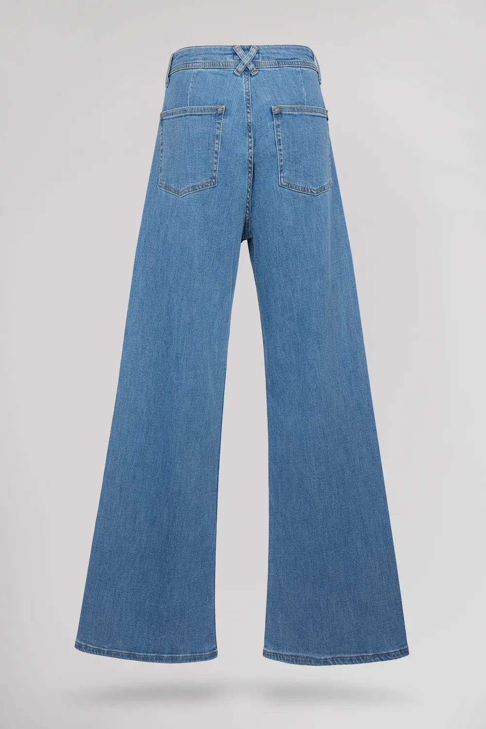 Teddy Smith P-Josefa 4PP jeans flare vita alta indigo