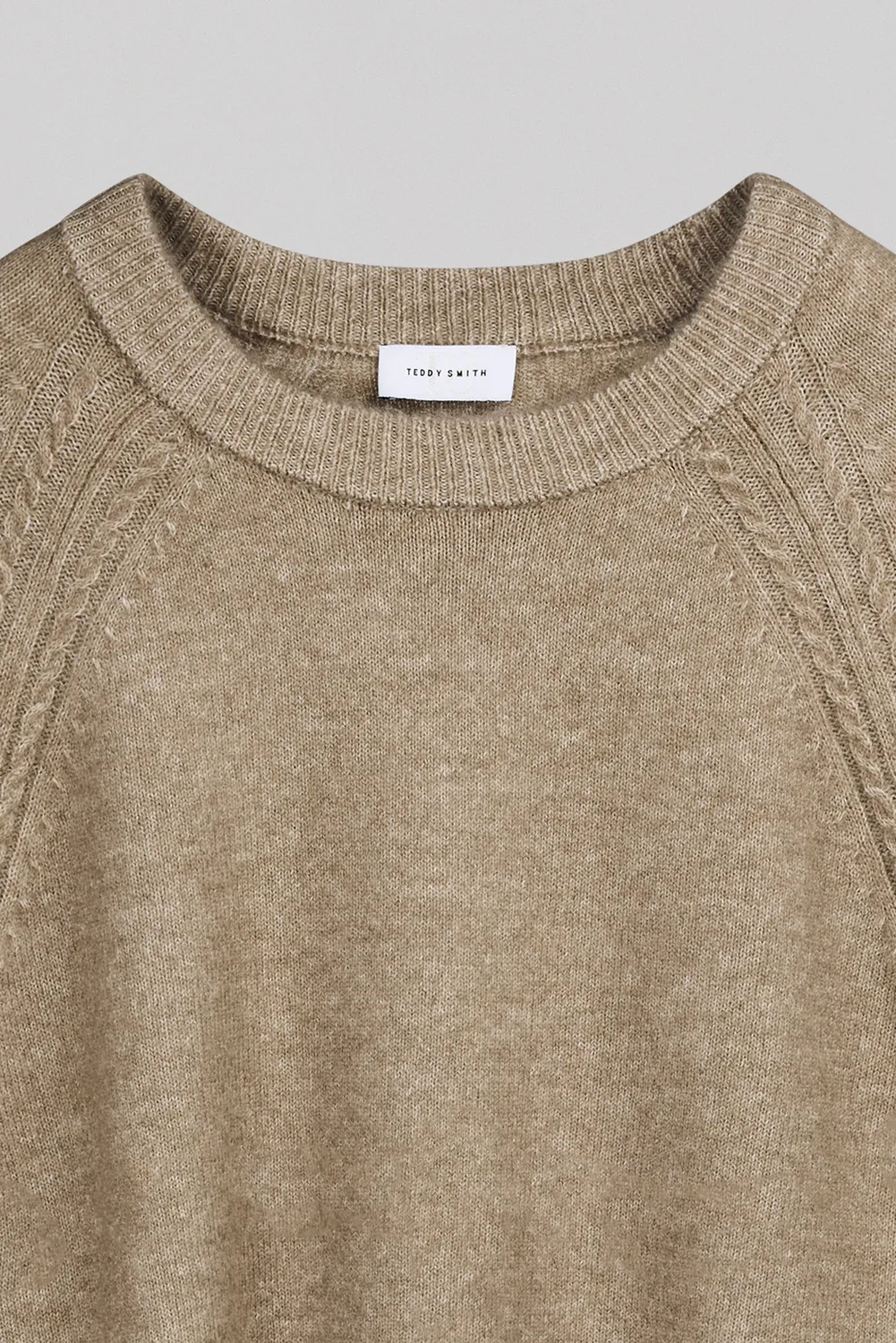 Teddy Smith P-Loki Wolf maglione donna beige