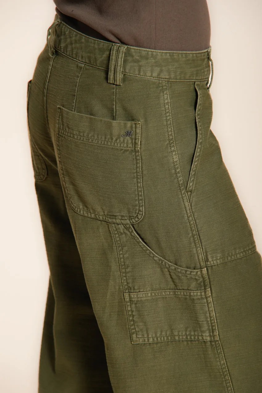 Mason's Dallas Wide cargo donna salvia cotone