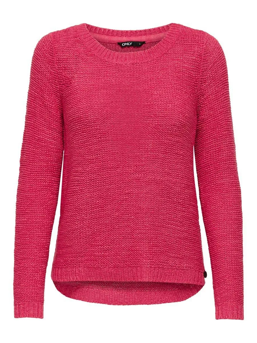 ONLY Onlgeena maglione girocollo regular fit maniche lunghe