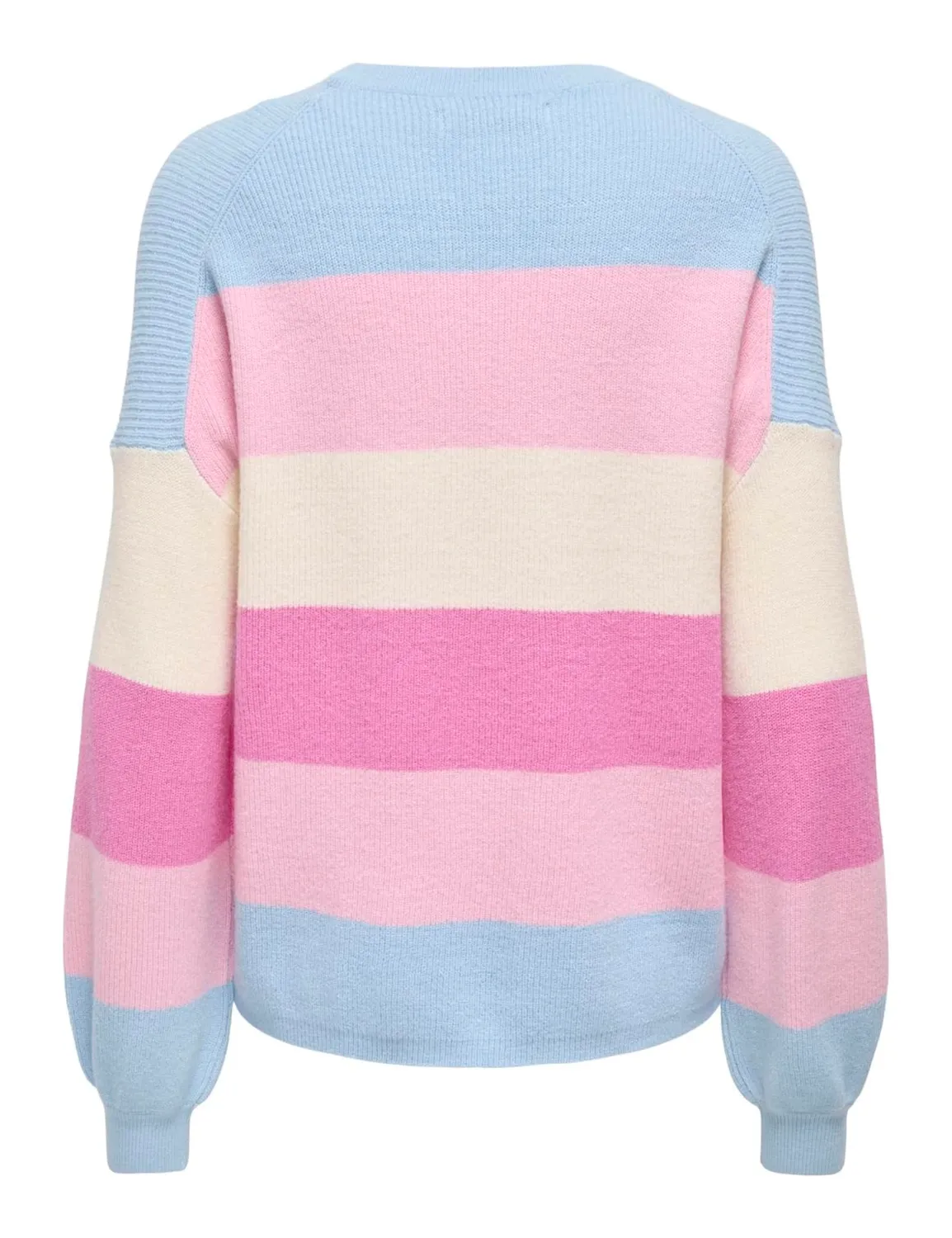 ONLY Onlibi maglione blu cachemire S