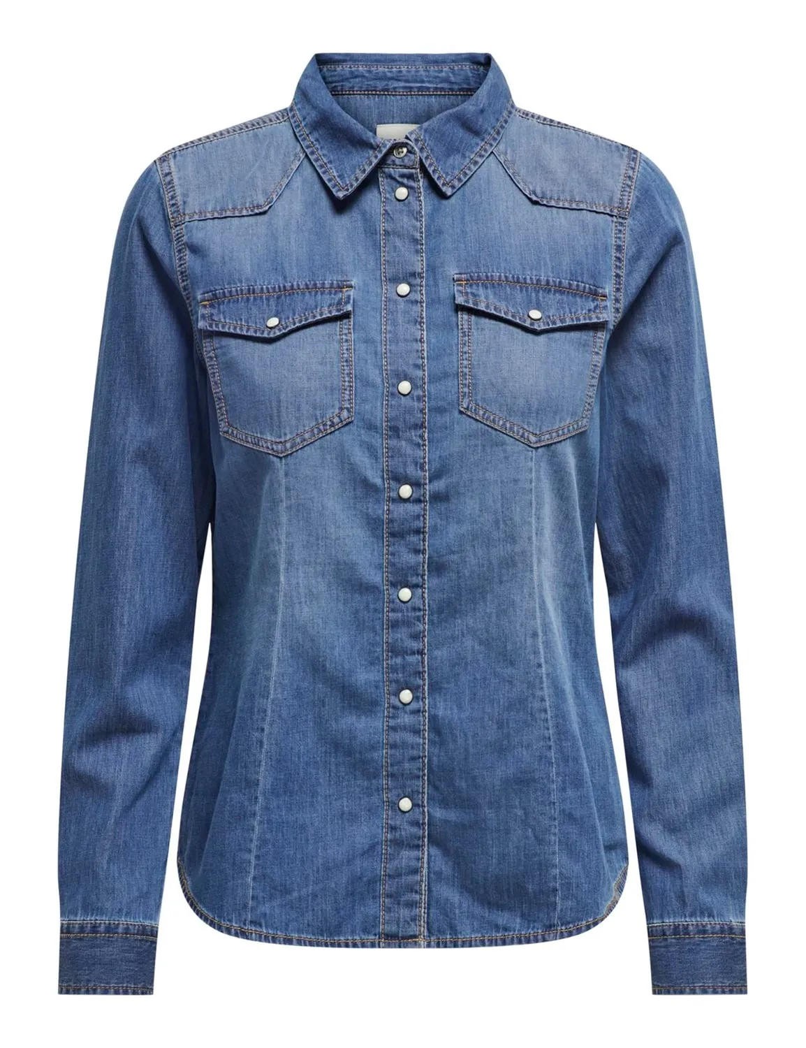 ONLY ONLALEXA Camicia denim azzurro chiaro