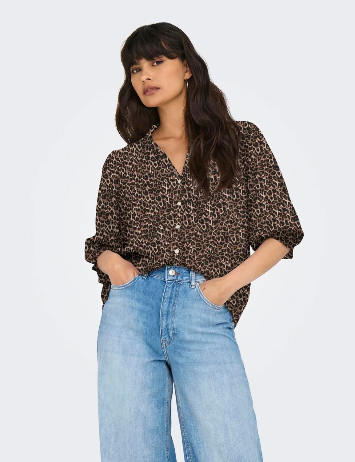 ONLY Onlraya Camicia Nera Classica S