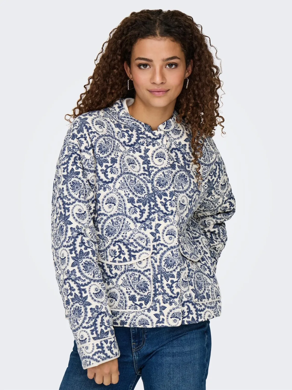Only Onlhallie Giacca Trapuntata Donna XS Cloud Dancer