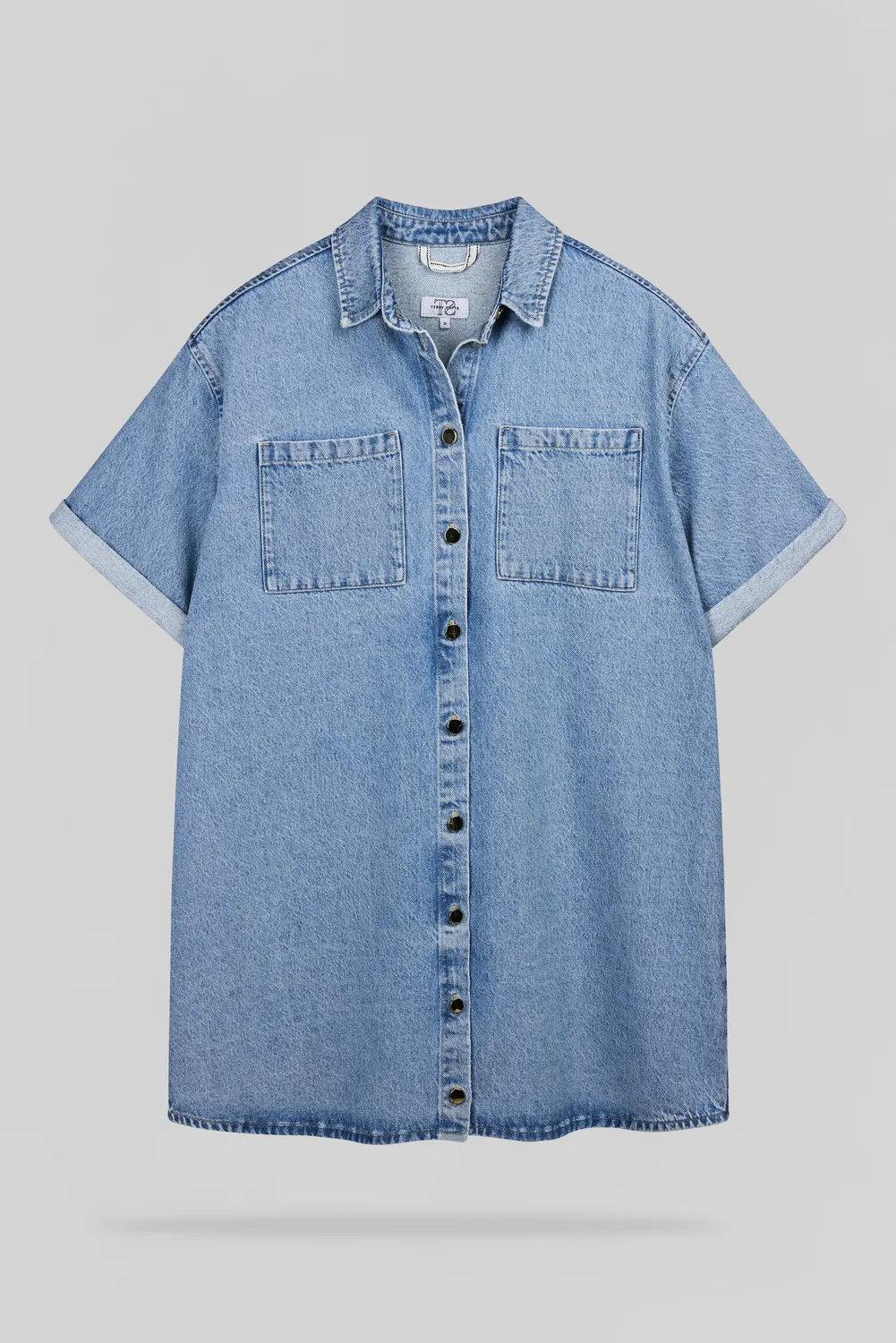 Teddy Smith R-Blossom Abito Donna Denim Indigo Chiaro