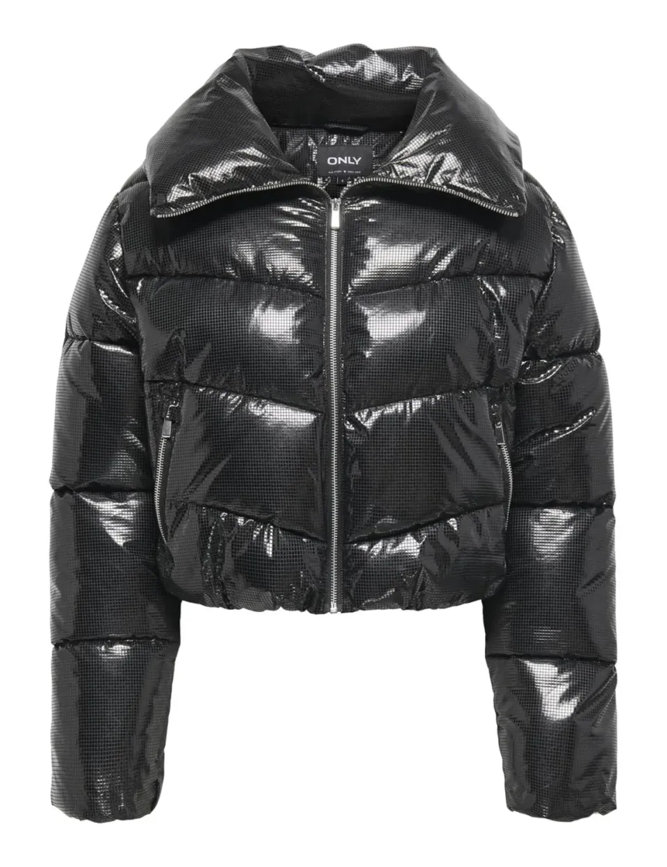 ONLY Onlwien Puffer Giacca Smanicata S nero trapuntato
