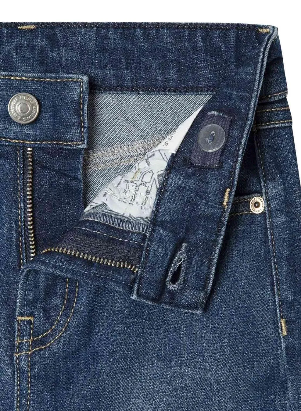 Pepe Jeans Willa Slim Flare Jeans Bambina Blu Oxford