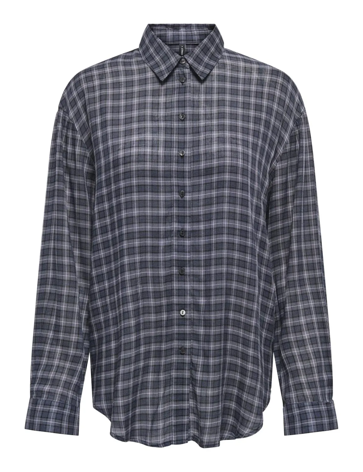 ONLY Onlevia Check camicia donna manica lunga morbida