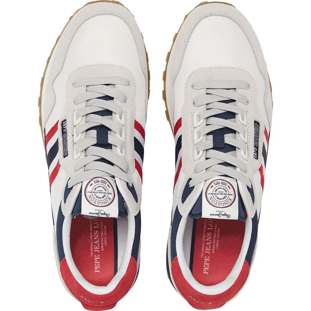 Pepe Jeans Kingston Heritage M sneakers uomo 39 EU pelle bianche