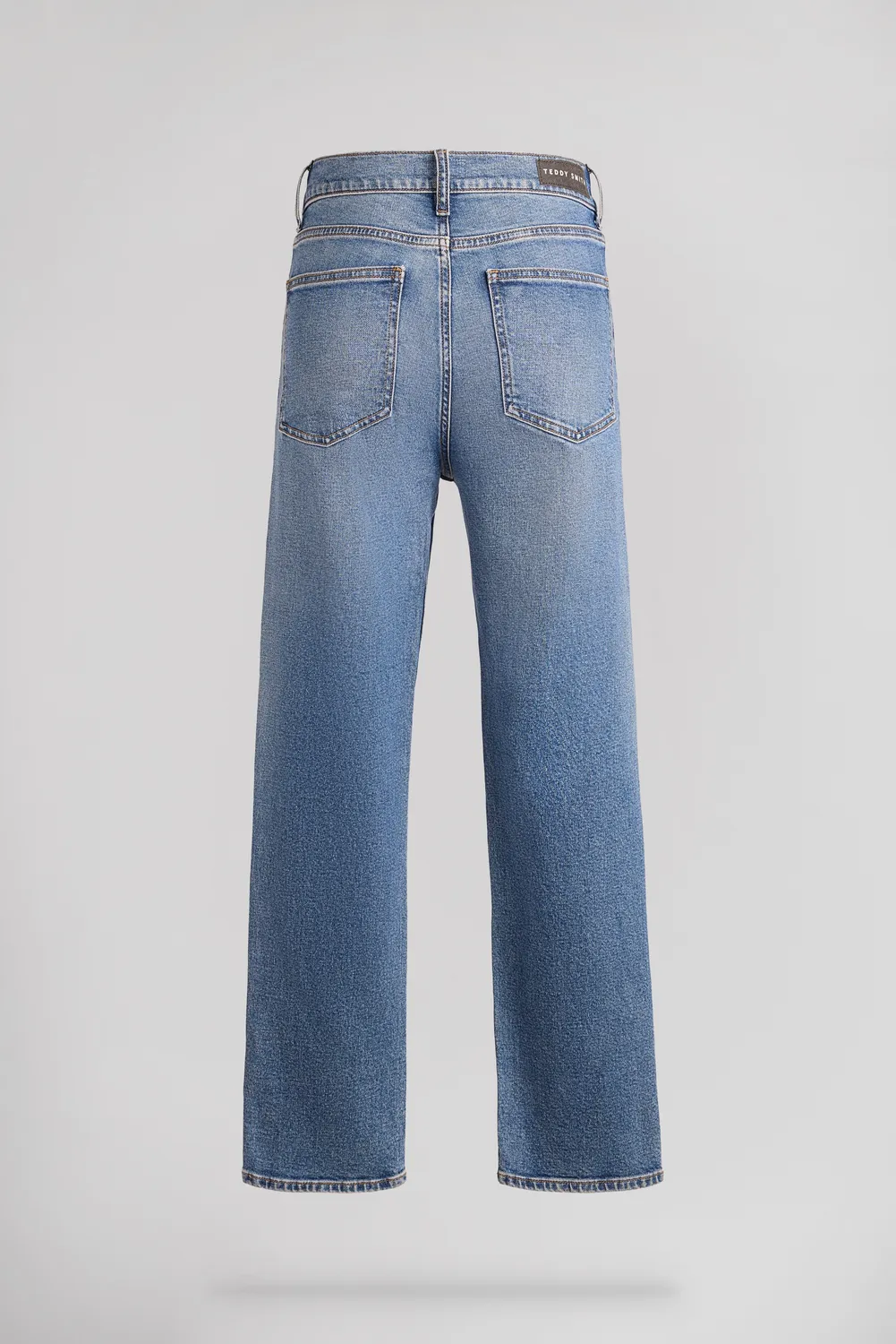 Teddy Smith P-Ginger Straight jeans dritti vintage indigo donna