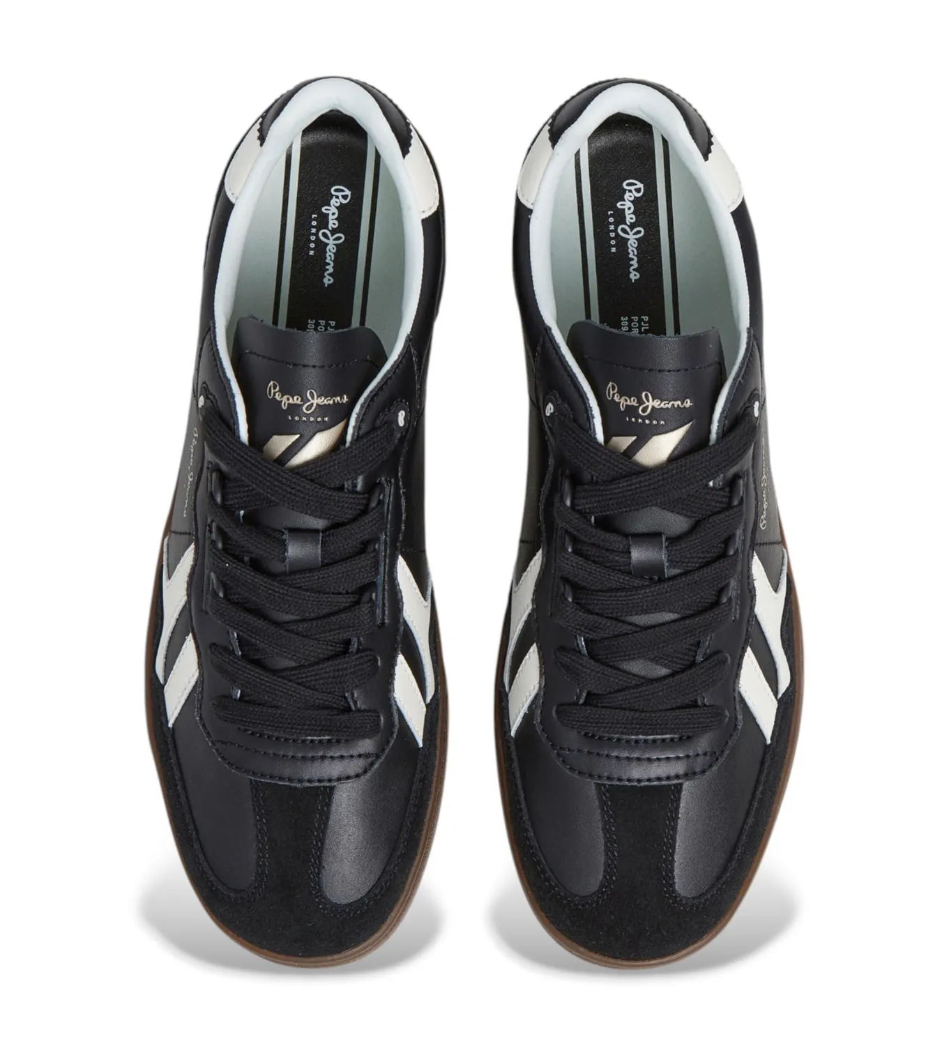 Pepe Jeans Ball Zero sneakers uomo 47 pelle nera