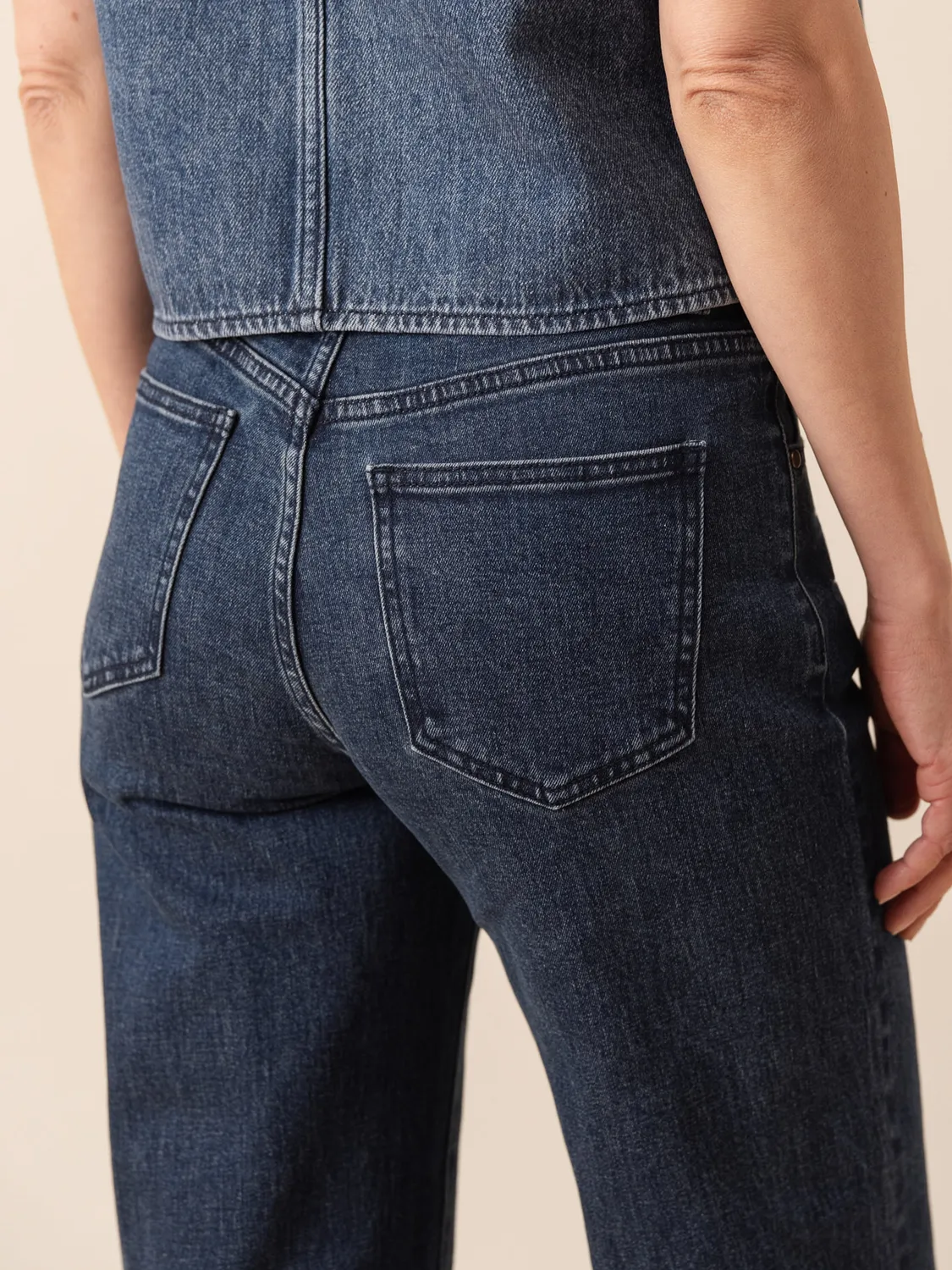 Oraije Ambre jeans flare donna blu scuro