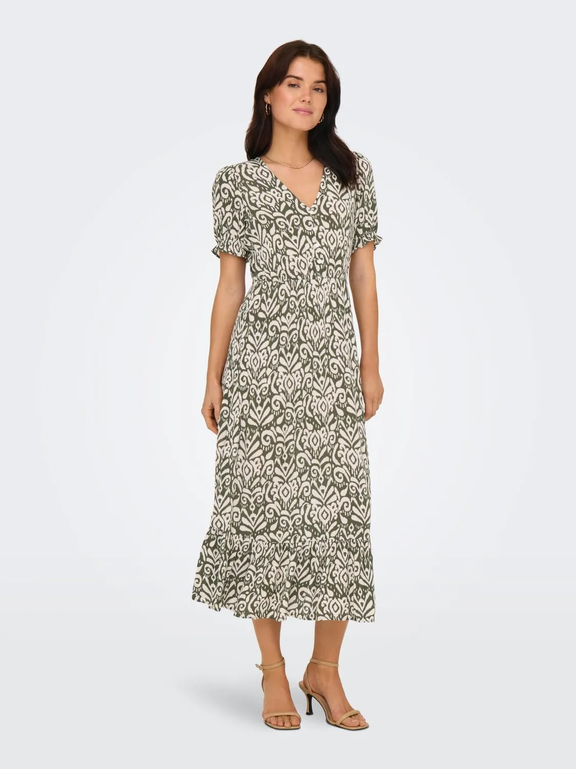 ONLY ONLCHIANTI vestito lungo donna tarmac