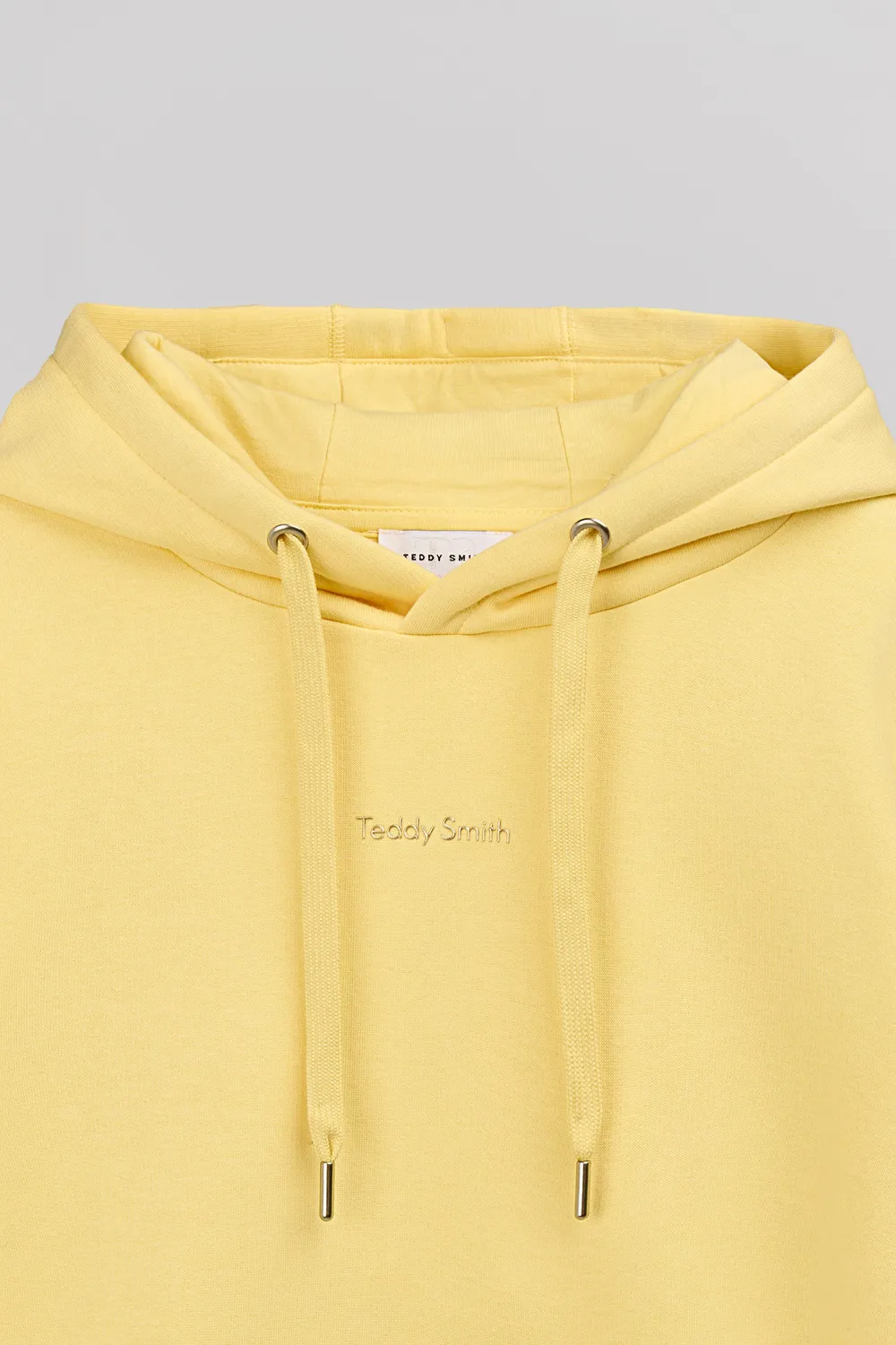 Teddy Smith S-Solene Hoody Felpa Donna con Cappuccio Giallo