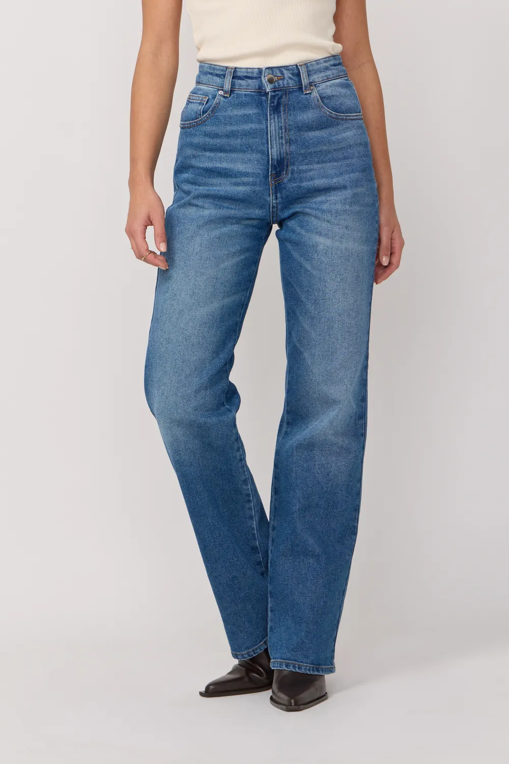 Acquaverde Richie Jeans Flare Vintage Worn