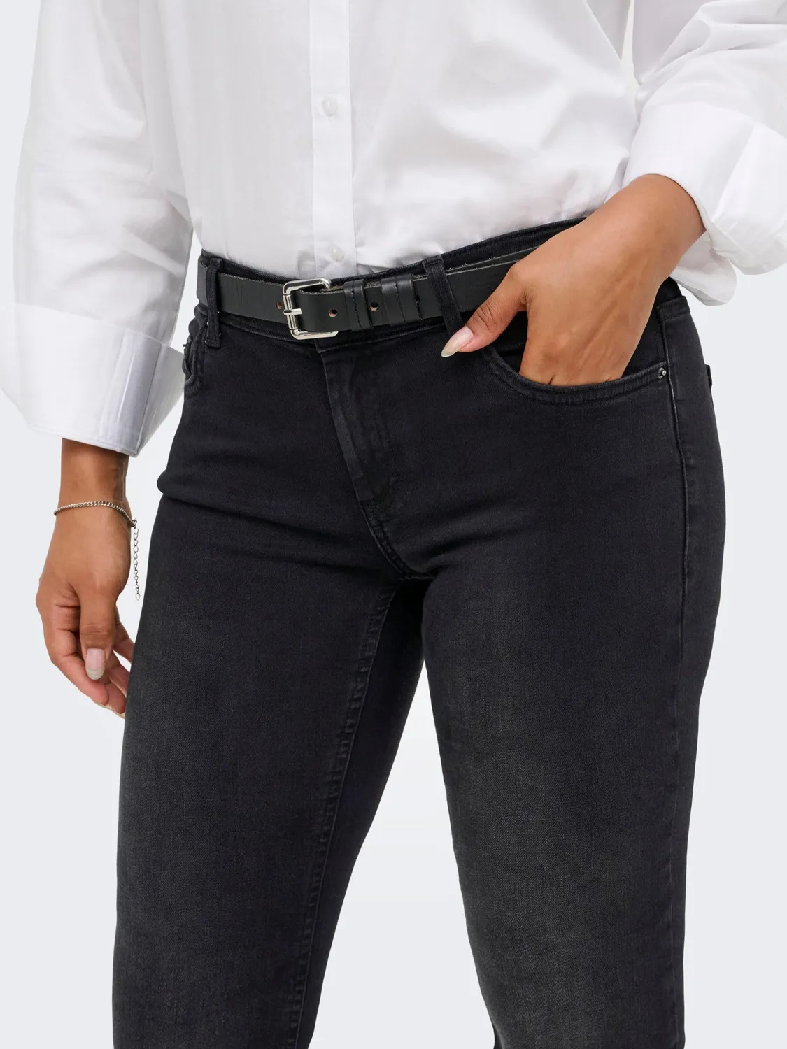 ONLY ONLBLUSH Mid Flared DNM TAI1099 jeans donna XL/30L