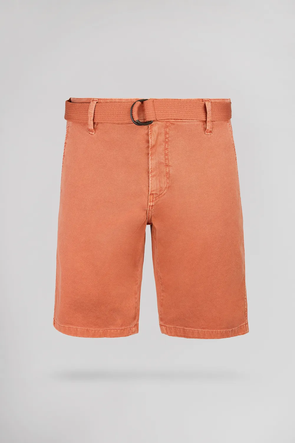 Teddy Smith Staton Chino shorts uomo rosso cintura