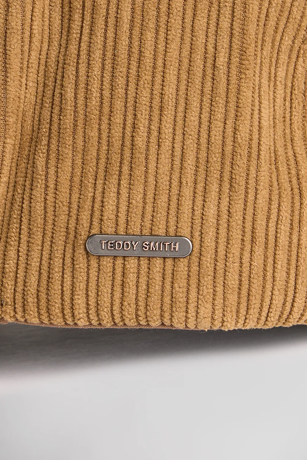 Teddy Smith C-Valou cappellino velluto nocciola