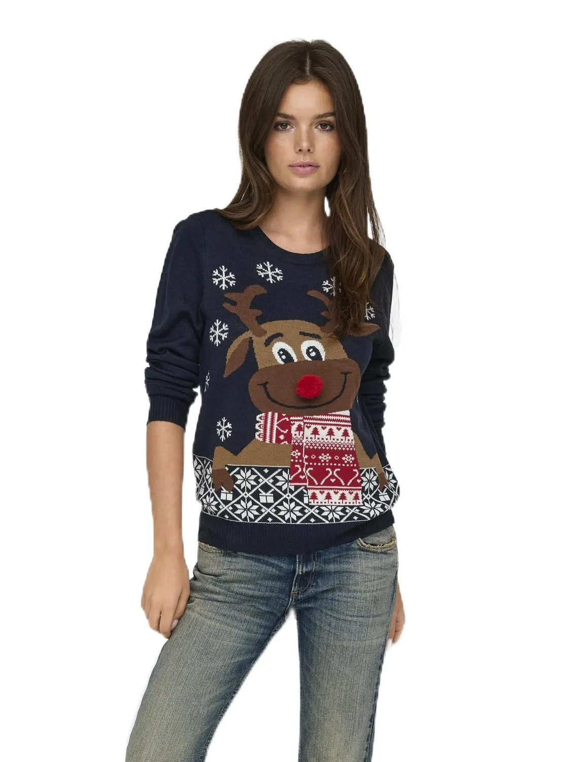 ONLY Onlxmas maglione natalizio renna