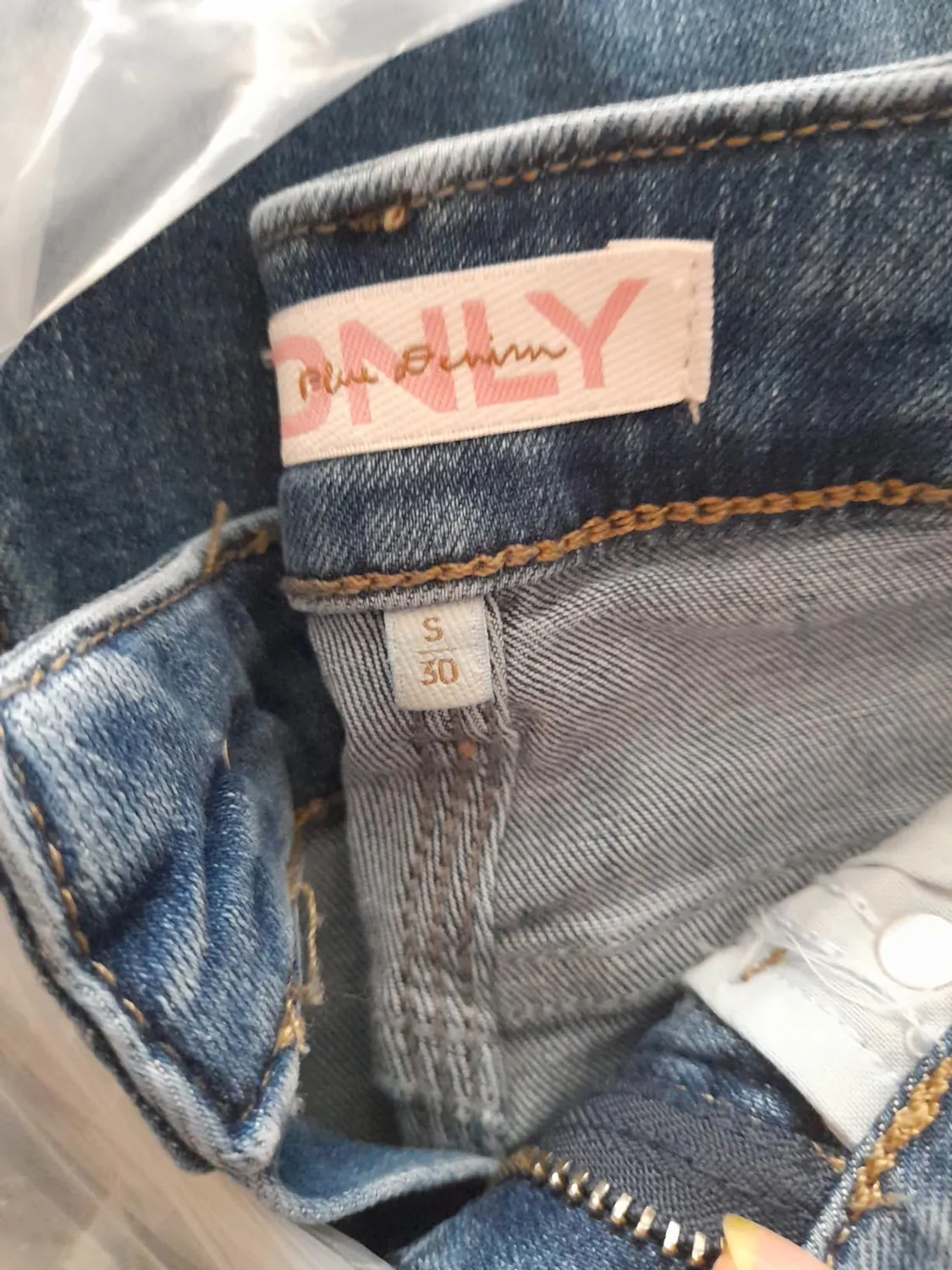 ONLY ONLMADISON Jeans Donna Vita Alta Wide Leg