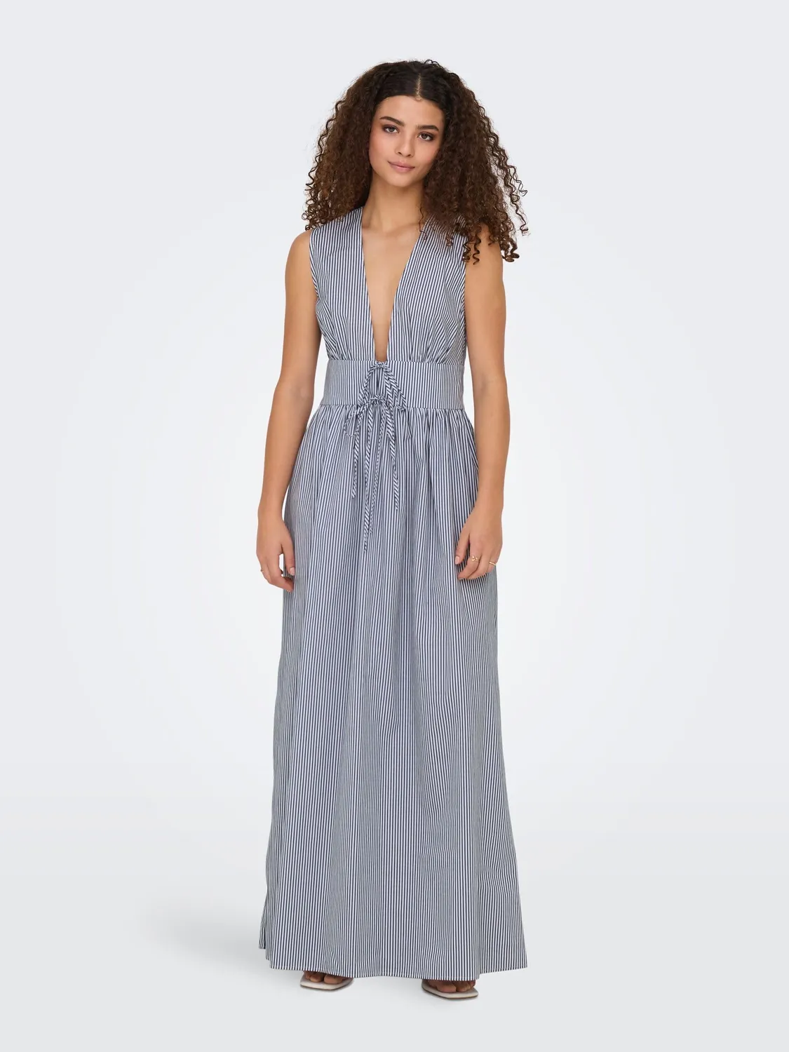 ONLY Onlsiska Life abito maxi donna S scollo V