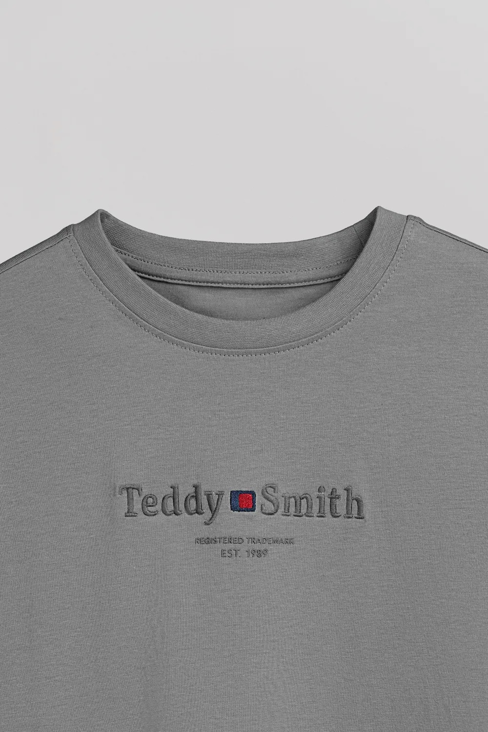 Teddy Smith T-Jim MC JR T-Shirt Bimbo Grigio