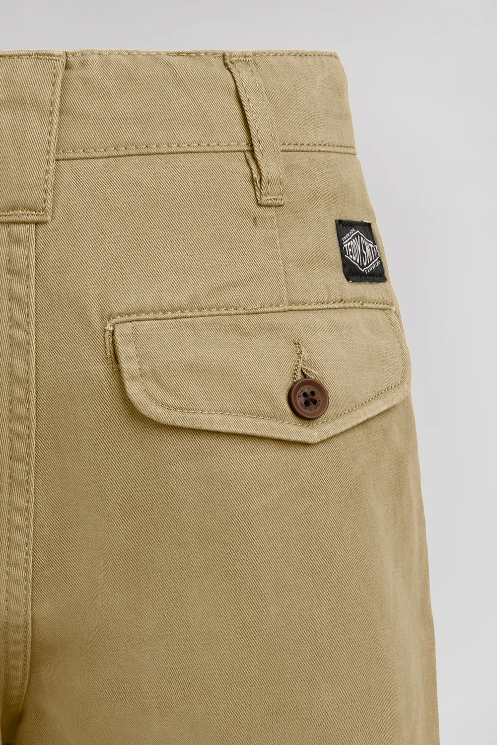 Teddy Smith S-Eddy shorts bambino beige cotone