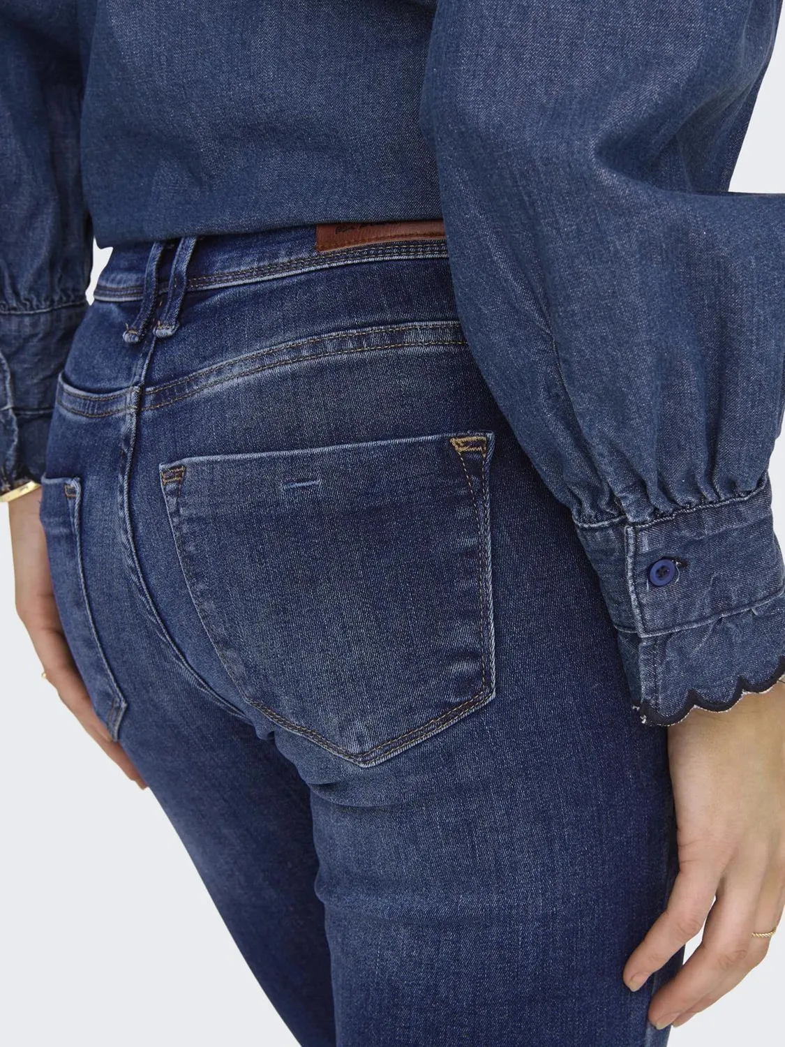 ONLY Onlshape jeans skinny donna 25W 30L elasticizzati