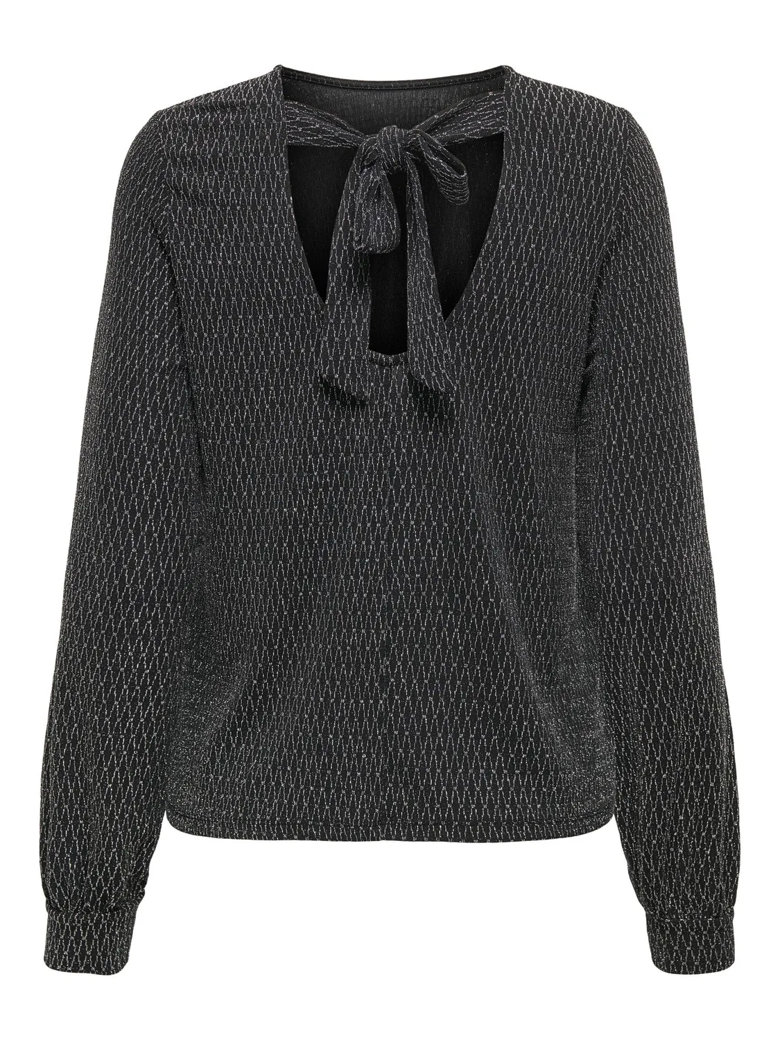 ONLY Onlcarol Glitter Bow top donna L manica lunga