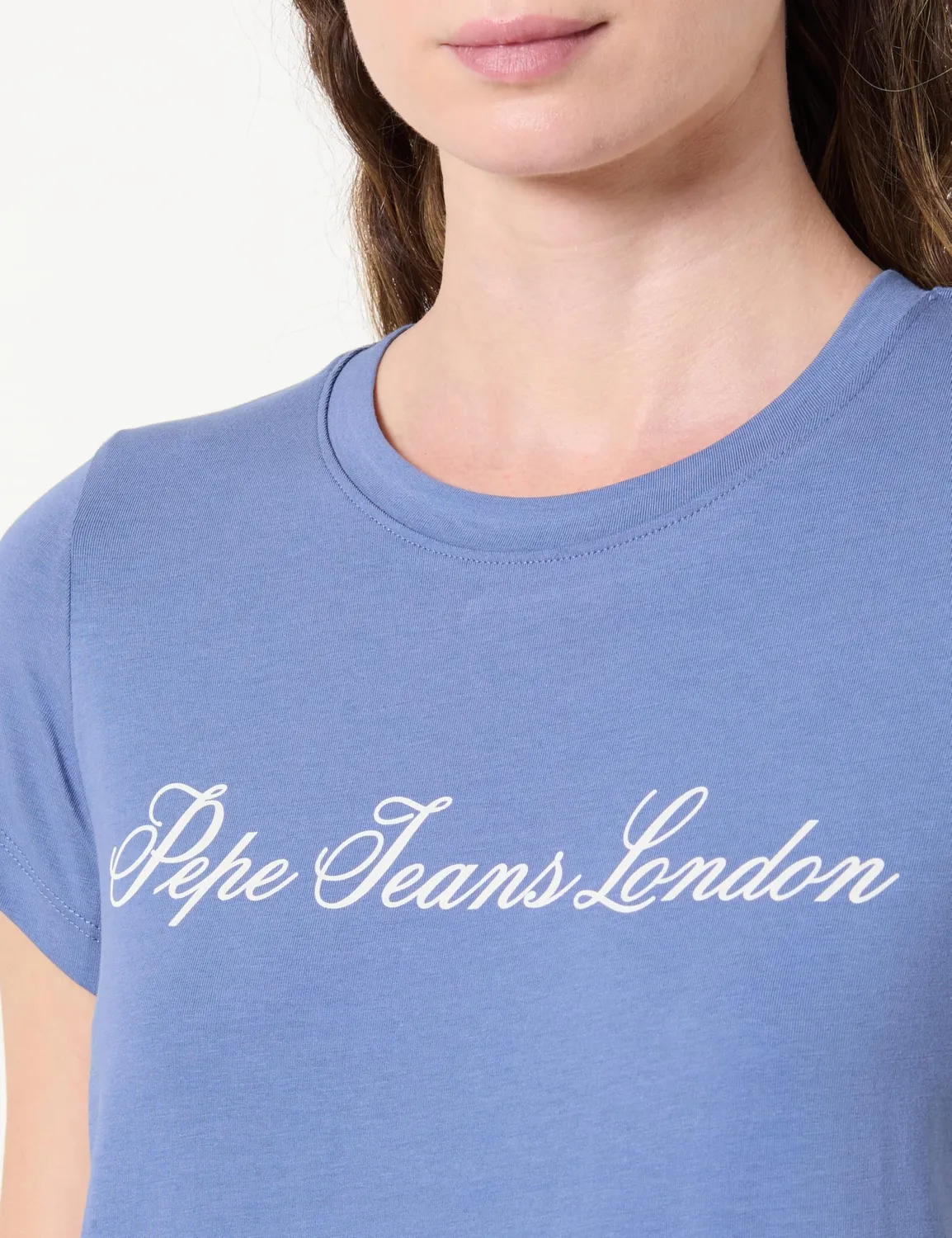 Pepe Jeans Basic Stretch t-shirt donna bianco slim