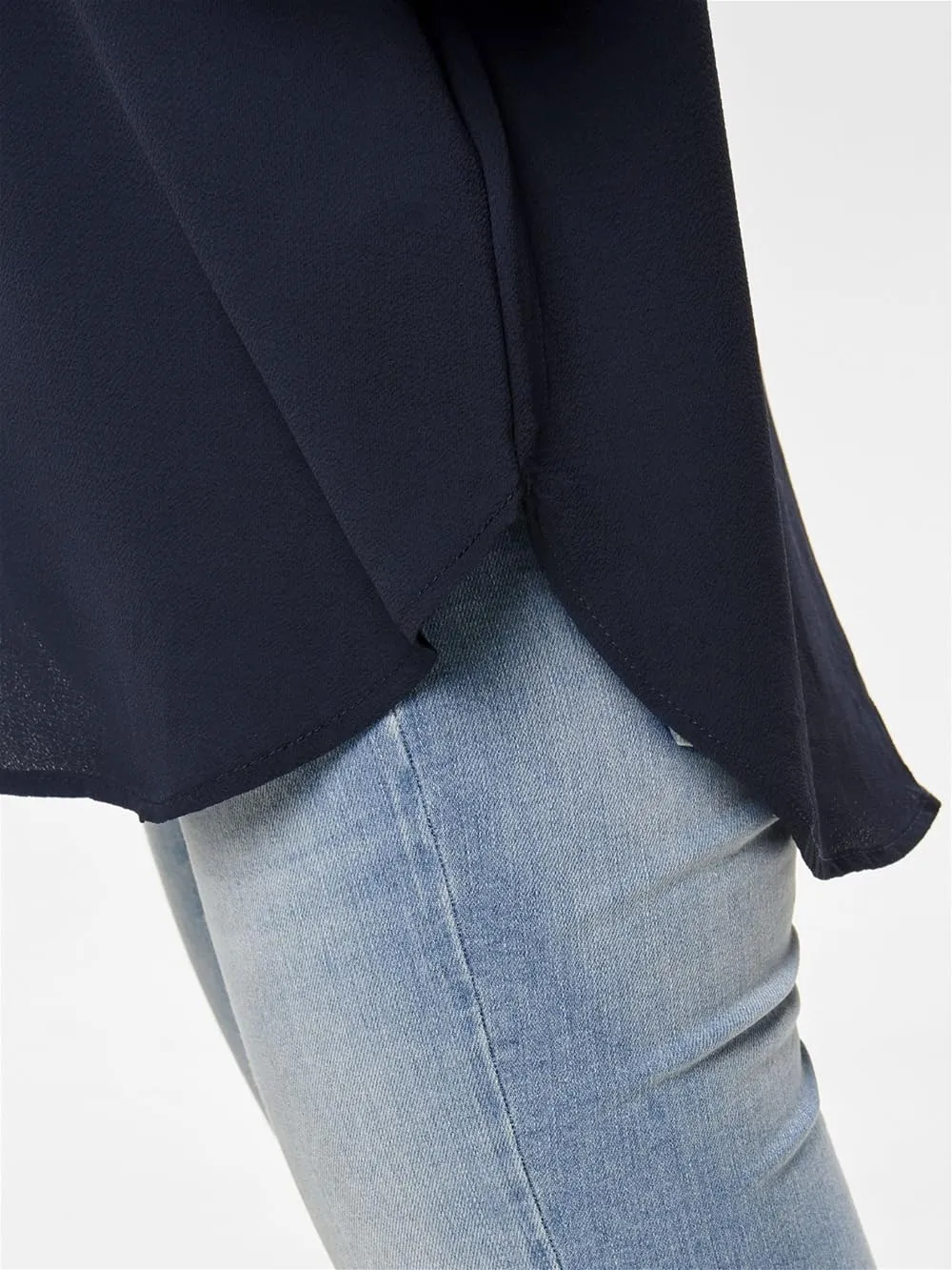 ONLY Onlvic Top Donna Fluido con Zip