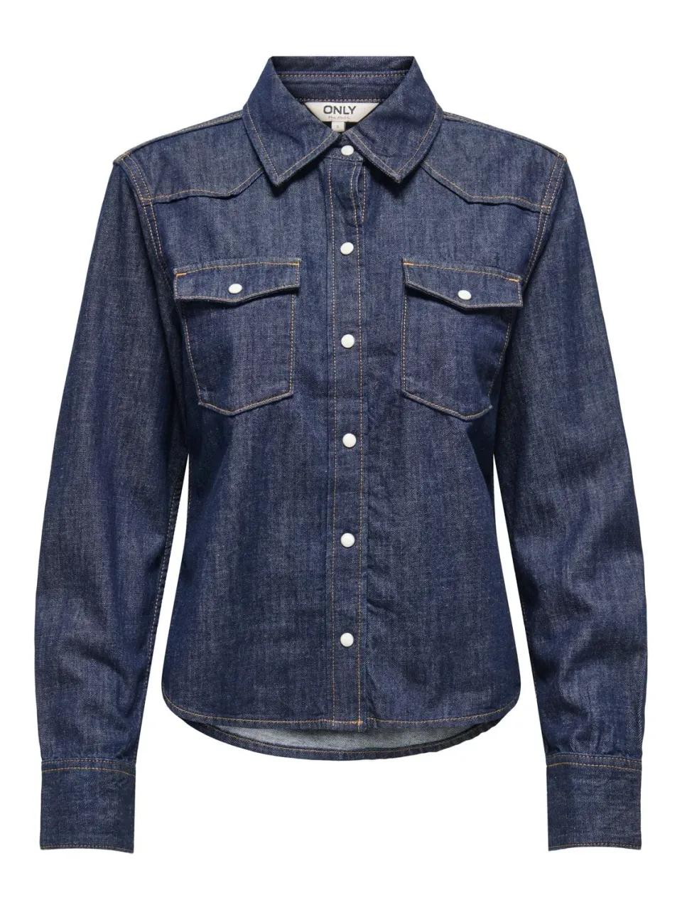 ONLY ONLCHARLIZE camicia jeans donna taglia S blu scuro